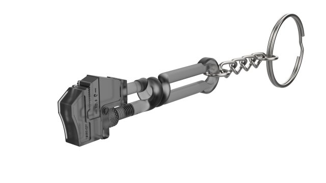 Keychain - Hephaestus Wrench - PREY - Printable - STL files 3D 打印模型 .c4d .max .obj .3ds .fbx .stl .blend 