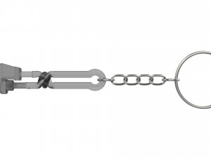 Keychain - Hephaestus Wrench - PREY - Printable - STL files 3D 打印模型