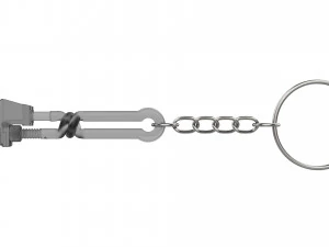 Keychain - Hephaestus Wrench - PREY - Printable - STL files 3D Print Model