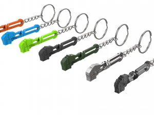 Keychain - Hephaestus Wrench - PREY - Printable - STL files 3D Print Model