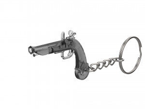 Keychain - Sailor Pistol - Sea of Thieves - Printable - STL files 3D प्रिंट मॉडल