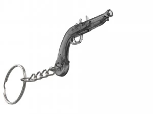 Keychain - Sailor Pistol - Sea of Thieves - Printable - STL files 3D Print Model