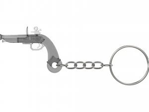 Keychain - Sailor Pistol - Sea of Thieves - Printable - STL files 3D Print Model