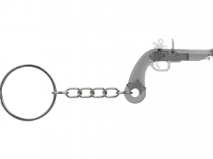 Keychain - Sailor Pistol - Sea of Thieves - Printable - STL files 3D Print Model