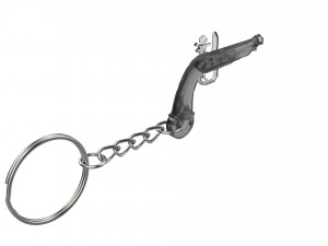 Keychain - Sailor Pistol - Sea of Thieves - Printable - STL files 3Dプリントモデル