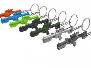 Keychain - F-11D Blaster Rifle - Star Wars - Printable - STL files 3D Принт Модель