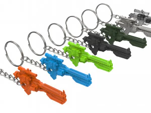 Keychain - F-11D Blaster Rifle - Star Wars - Printable - STL files 3D Print Model