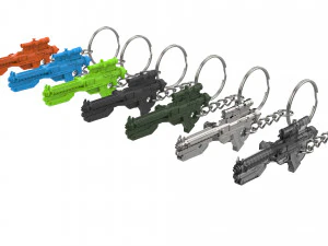Keychain - F-11D Blaster Rifle - Star Wars - Printable - STL files 3D Print Model