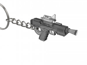 Keychain - SE-44C Blaster - Star Wars - Printable - STL Files 3D Print Model