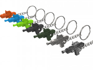 Keychain - SE-44C Blaster - Star Wars - Printable - STL Files 3D Print Model