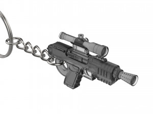 Keychain - SE-44C Blaster - Star Wars - Printable - STL Files 3D Print Model