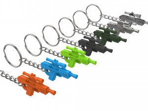 Keychain - SE-44C Blaster - Star Wars - Printable - STL Files 3D Print Model