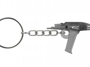 Keychain - Beyond Phaser - Star Trek - Printable - STL files 3D Print Model