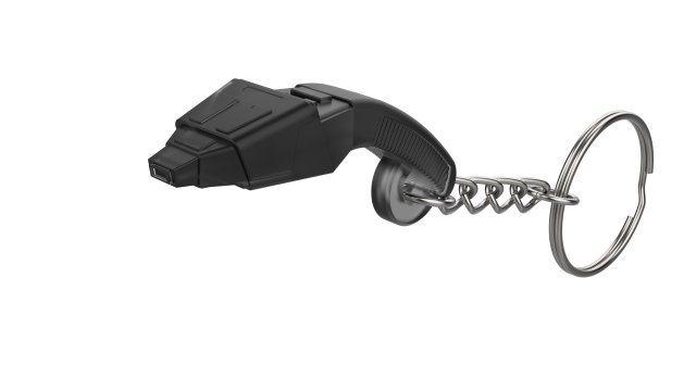 Keychain - Boomerang Phaser - Star Trek - Printable - STL files 3D Print Model .c4d .max .obj .3ds .fbx .stl .blend 