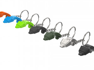 Keychain - Boomerang Phaser - Star Trek - Printable - STL files 3D Print Model