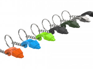Keychain - Boomerang Phaser - Star Trek - Printable - STL files 3D Print Model