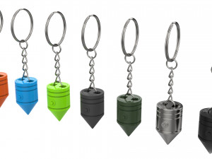 Keychain - Exoscalpel - Star Trek - Printable - STL files 3D 프린트 모델