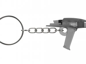 Chaveiro - Into Darkness Phaser - Star Trek - Para impress&atilde;o - Arquivos STL Modelo de Impressão 3D