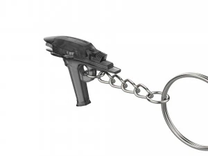Chaveiro - Into Darkness Phaser - Star Trek - Para impress&atilde;o - Arquivos STL Modelo de Impressão 3D