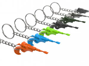 Keychain - Klingon Disruptor - Star Trek - Printable - STL files 3D Print Model