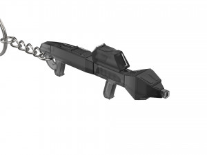 Keychain - The Next Generation Type 3 Phaser Rifle - Star Trek - Printable - STL files Modèles 3D en vedette