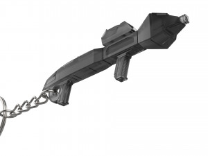 Keychain - The Next Generation Type 3 Phaser Rifle - Star Trek - Printable - STL files Modèles 3D en vedette