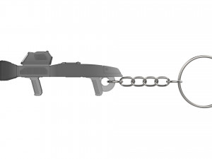 Keychain - The Next Generation Type 3 Phaser Rifle - Star Trek - Printable - STL files Modèles 3D en vedette