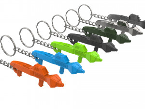 Keychain - The Next Generation Type 3 Phaser Rifle - Star Trek - Printable - STL files Modèles 3D en vedette