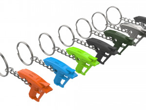 Keychain - Picard Phaser - Star Trek - Printable - STL files Model Cetak 3D
