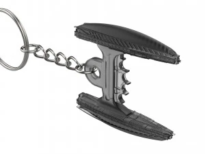 Keychain - Romulan Disruptor - Star Trek - Printable - STL files 3D Print Model