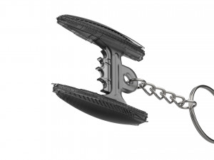 Keychain - Romulan Disruptor - Star Trek - Printable - STL files 3D-Druckmodell