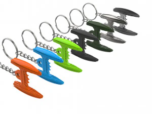 Keychain - Romulan Disruptor - Star Trek - Printable - STL files 3D Print Model