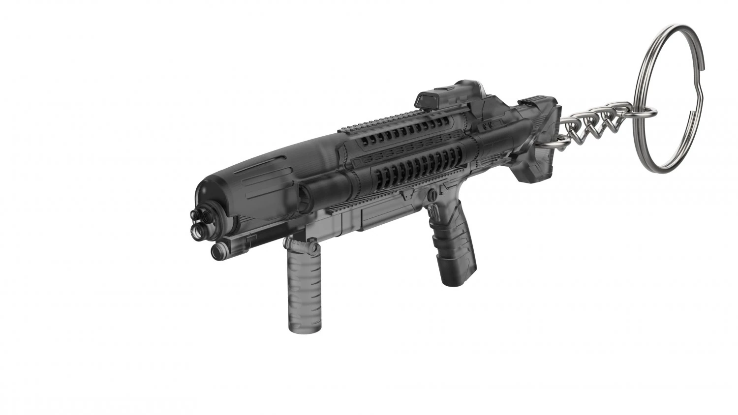 Portachiavi - Fucile Phaser della Flotta Stellare - Star Trek Discovery - Stampabile - File STL Modello di stampa 3D .c4d .max .obj .3ds .fbx .stl .blend 