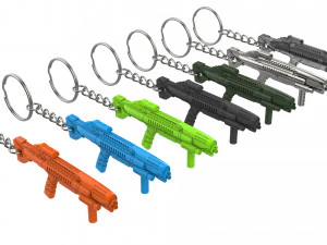 Portachiavi - Fucile Phaser della Flotta Stellare - Star Trek Discovery - Stampabile - File STL Modello di stampa 3D