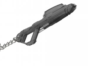 키체인 - 스타플릿 페이저 라이플 - 스타 트렉 피카드 - 인쇄 가능 - STL 파일 3D 프린트 모델