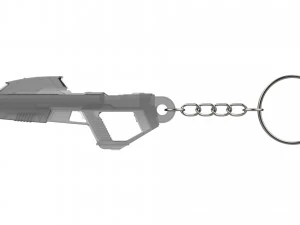 키체인 - 스타플릿 페이저 라이플 - 스타 트렉 피카드 - 인쇄 가능 - STL 파일 3D 프린트 모델