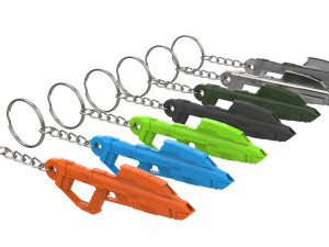 키체인 - 스타플릿 페이저 라이플 - 스타 트렉 피카드 - 인쇄 가능 - STL 파일 3D 프린트 모델