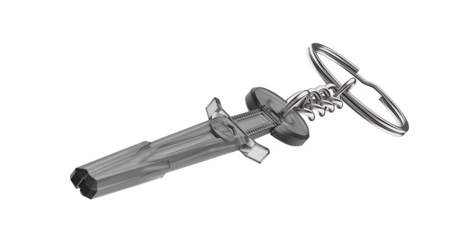 Keychain - Terran Empire Dagger - Star Trek Discovery - Printable - STL files 3D प्रिंट मॉडल .c4d .max .obj .3ds .fbx .stl .blend 