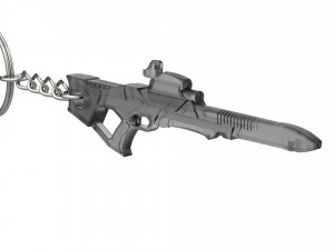 Keychain - Type 3 Nemesis Phaser Rifle - Star Trek First Contact - Printable - STL files 3D Print Model