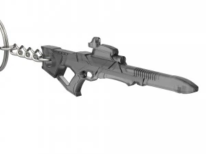 Keychain - Type 3 Nemesis Phaser Rifle - Star Trek First Contact - Printable - STL files 3D Print Model