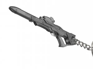 Keychain - Type 3 Nemesis Phaser Rifle - Star Trek First Contact - Printable - STL files 3D Print Model