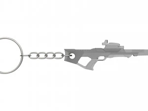 Keychain - Type 3 Nemesis Phaser Rifle - Star Trek First Contact - Printable - STL files 3D Print Model