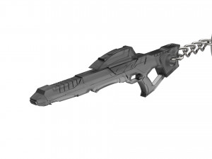 Keychain - Type 3A Phaser Rifle - Star Trek First Contact - Printable - STL files 3D Print Model