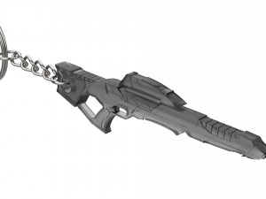 Keychain - Type 3A Phaser Rifle - Star Trek First Contact - Printable - STL files 3D Baskı Modeli