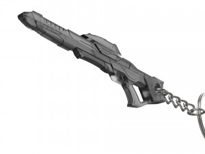 Keychain - Type 3A Phaser Rifle - Star Trek First Contact - Printable - STL files 3D Baskı Modeli