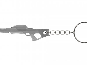Keychain - Type 3A Phaser Rifle - Star Trek First Contact - Printable - STL files 3D Baskı Modeli