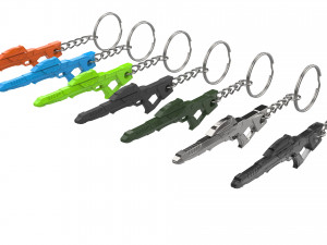 Keychain - Type 3A Phaser Rifle - Star Trek First Contact - Printable - STL files 3D Baskı Modeli