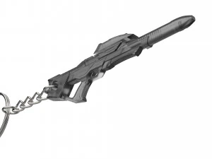 Chaveiro - Rifle Phaser Tipo 3B - Primeiro contato de Star Trek - Para impress&atilde;o - Arquivos STL Modelo de Impressão 3D