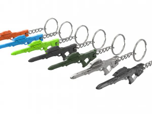 Chaveiro - Rifle Phaser Tipo 3B - Primeiro contato de Star Trek - Para impress&atilde;o - Arquivos STL Modelo de Impressão 3D