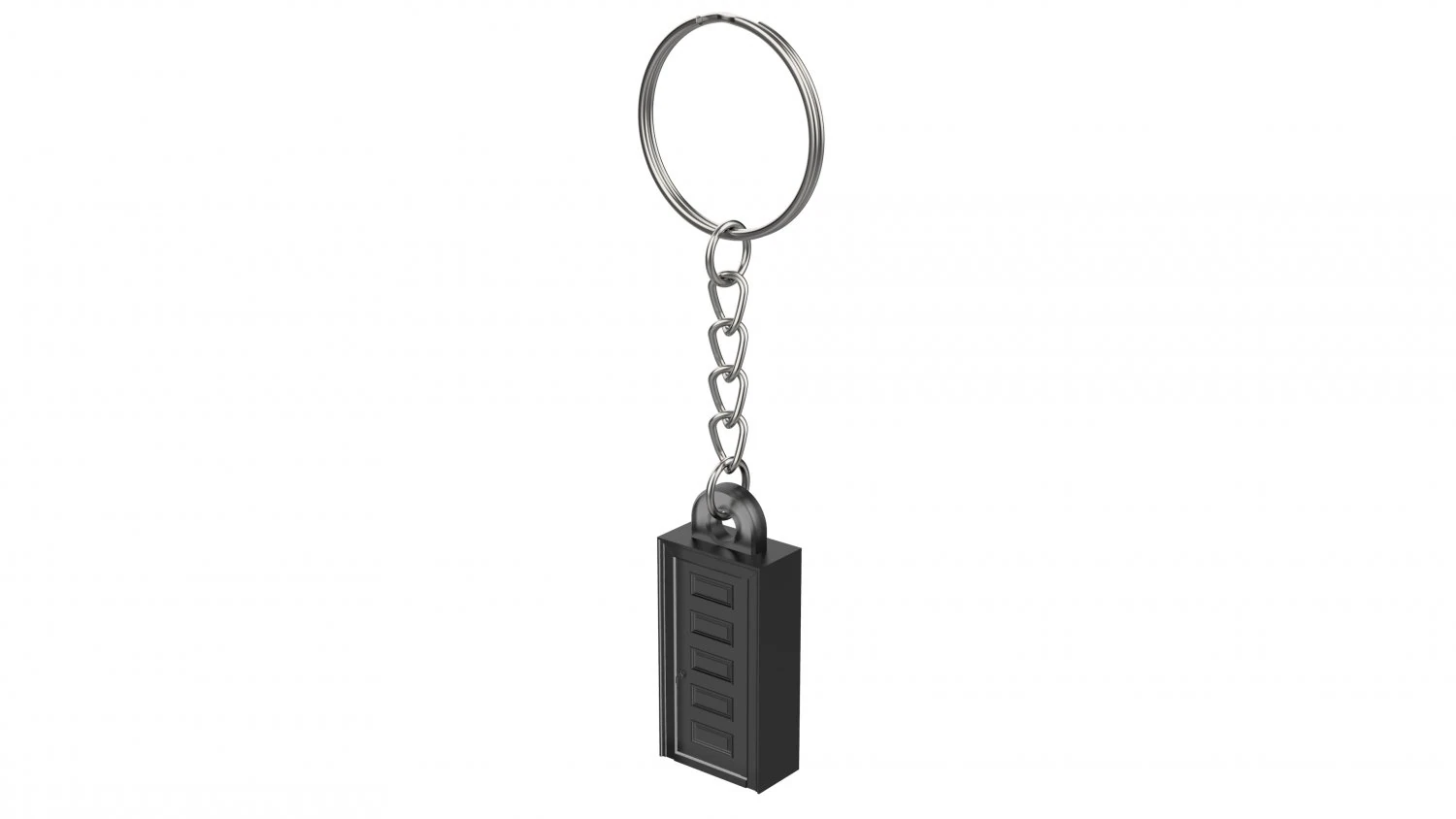Keychain - Spooky Door - It - Printable - STL files 3D Print Model .c4d .max .obj .3ds .fbx .stl .blend